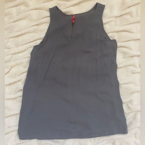 Spanx Chiffon tank top Smoky Olive - Picture 2 of 6